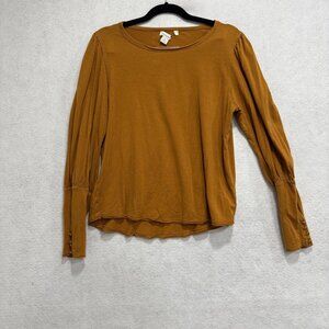 Sundance Shirt Womens Small Long Sleeve Button Cuff Lyocell Casual Top